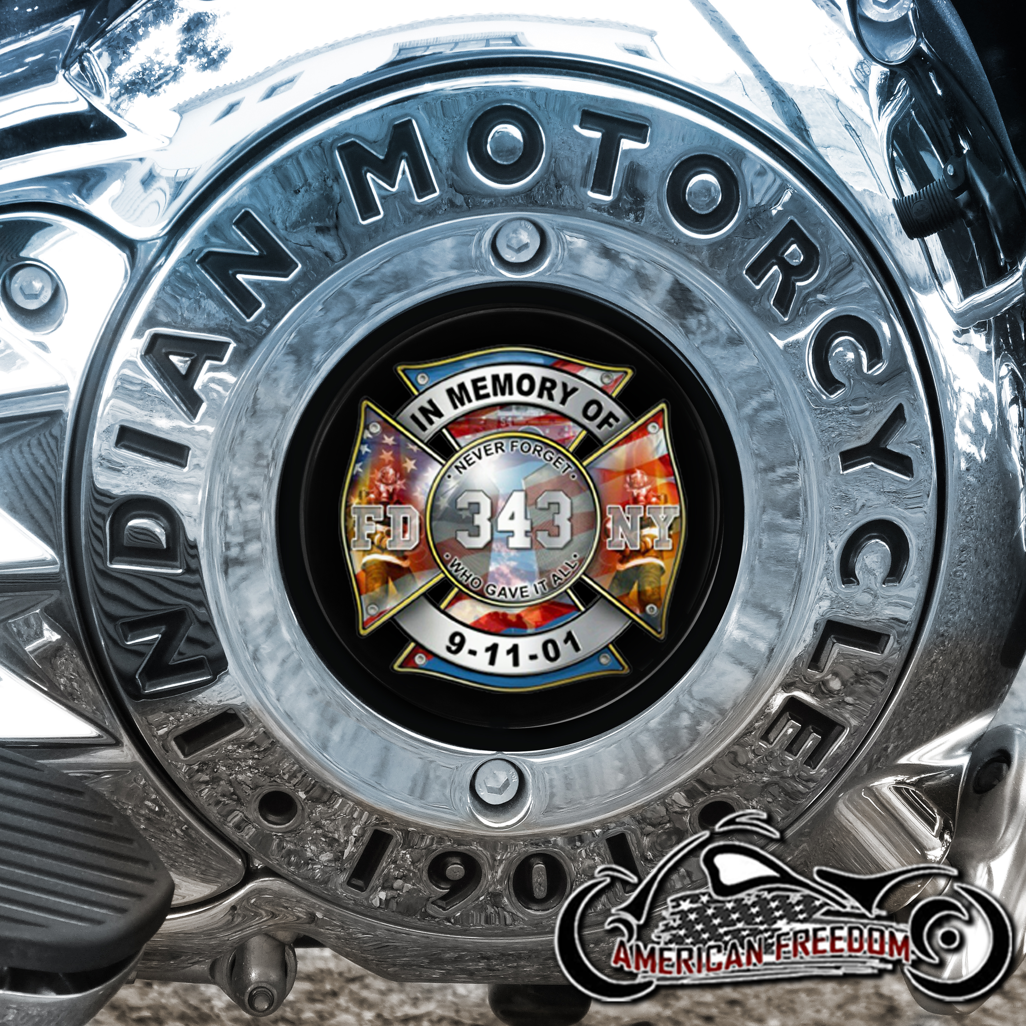 Indian Motorcycles Thunder Stroke Derby Insert - 343 In Memory